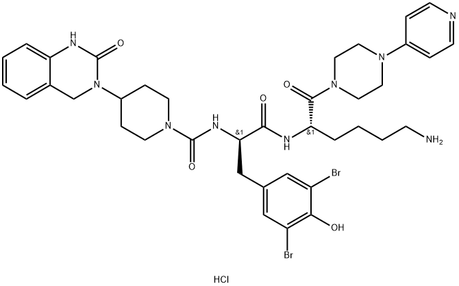 Olcegepant (hydrochloride) Struktur