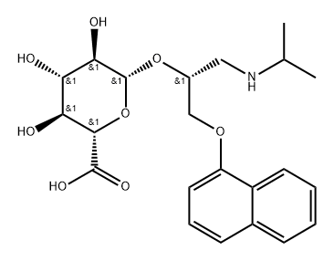 (R)-Propranolol-O-beta-D-glucuronide min. 95% Struktur