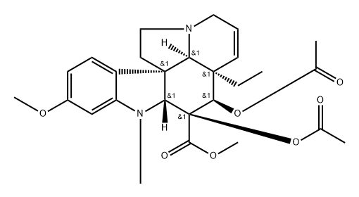 16-O-Acetylvindoline Struktur