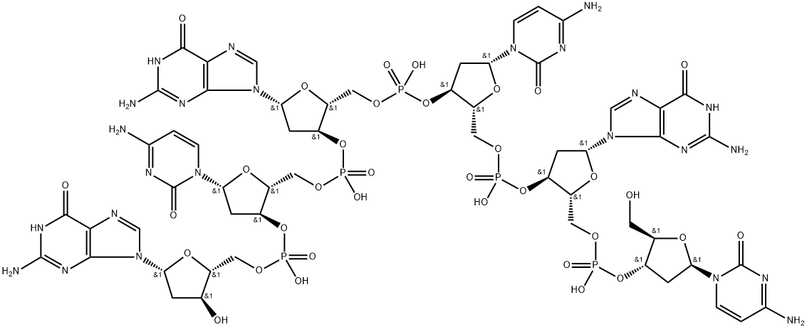 tri(deoxycytidylic acid-deoxyguanylic acid) Struktur