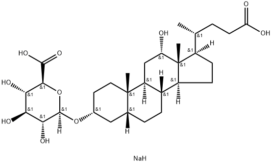 Deoxycholic Acid 3-O-β-D-Glucuronide Disodium Salt Struktur