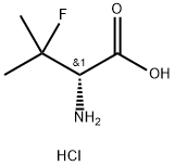 D-Valine, 3-fluoro-, hydrochloride (9CI) Struktur