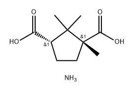 rel-1,2,2-トリメチル-1β*,3β*-シクロペンタンジカルボン酸/アンモニア,(1:1)