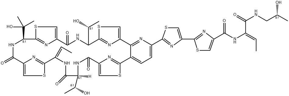 44-O-DeMethylthiocillin II Struktur