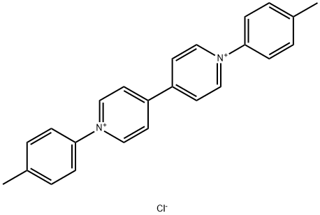 4,4'-Bipyridinium, 1,1'-bis(4-methylphenyl)-, chloride (1:2) Struktur