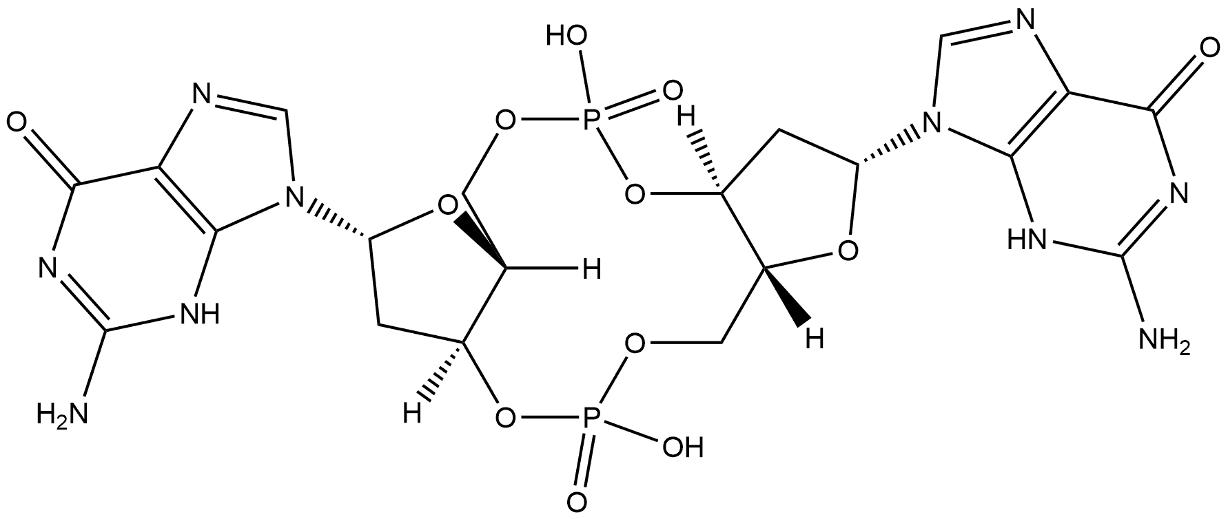 2',2''-Di-c-didGMP Struktur