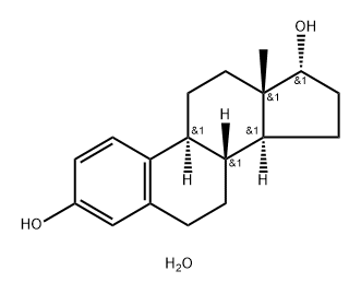 17ALPHA-ESTRADIOL HEMIHYDRATE VETRANAL Struktur