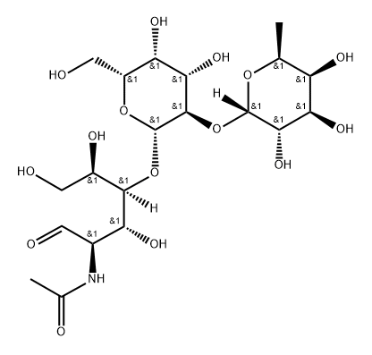 Type 2 blood-group H trisaccharide Struktur