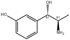 Benzenemethanol, α-[(1R)-1-aminoethyl]-3-hydroxy-, (αS)- Struktur