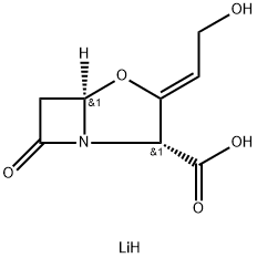 lithium clavulanate Struktur