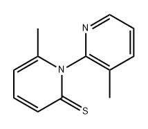 [1(2H),2-Bipyridine]-2-thione,  3,6-dimethyl-,  (1R)-  (9CI) Struktur