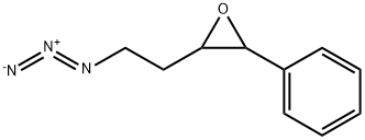 Oxirane, 2-(2-azidoethyl)-3-phenyl- Struktur