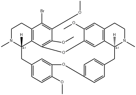 Bromotetrandrine Struktur