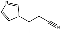 1H-Imidazole-1-propanenitrile, β-methyl- Struktur