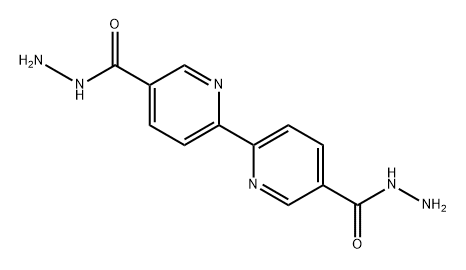 [2,2'-Bipyridine]-5,5'-dicarboxylic acid, 5,5'-dihydrazide Struktur