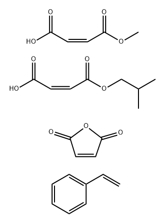 POLY(STYRENE-CO-MALEIC ACID), PARTIAL ISOBUTYL/METHYL MIXED ESTER Struktur