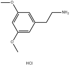 Benzeneethanamine, 3,5-dimethoxy-, hydrochloride (1:1) Struktur