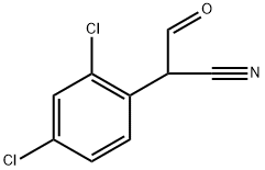 2,4-Dichloro-α-formylbenzeneacetonitrile Struktur