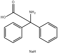 α,α-ジ(フェニル)グリシンナトリウム 化學(xué)構(gòu)造式