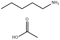 1-Pentanamine, acetate (1:1) Struktur