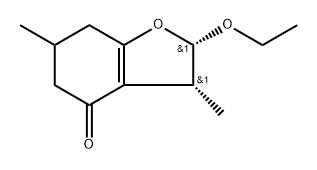 4(2H)-Benzofuranone,2-ethoxy-3,5,6,7-tetrahydro-3,6-dimethyl-,(2R,3S)-rel-(9CI) Struktur