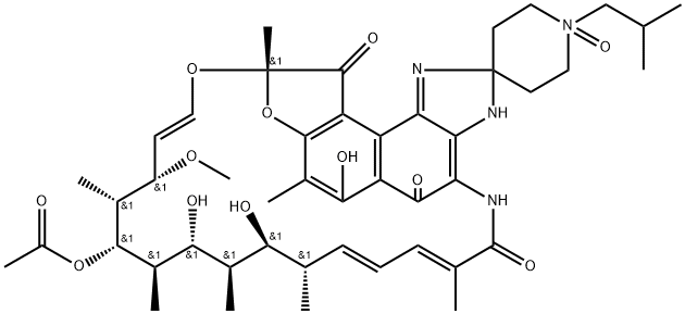 Rifabutin N-oxide Struktur