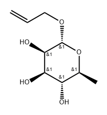 α-L-Mannopyranoside, 2-propen-1-yl 6-deoxy- Struktur