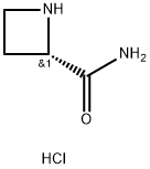 2-Azetidinecarboxamide, hydrochloride (1:1), (2S)- Struktur