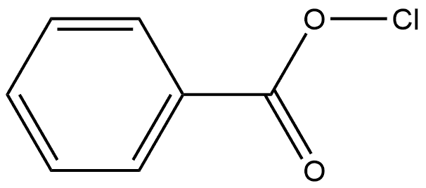 Benzoic acid, anhydride with hypochlorous acid Struktur