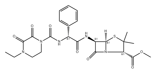 Piperacillin Methyl Ester Struktur