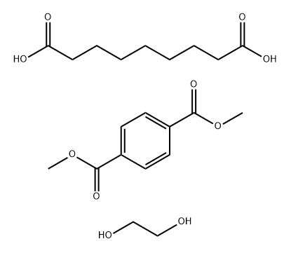 1,2-Ethanediol, polymer with nonanedioic acid and dimethyl-1,4-benzenedicarboxylate Struktur