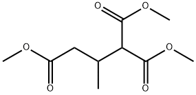 trimethyl 2-methylpropane-1,1,3-tricarboxylate Struktur