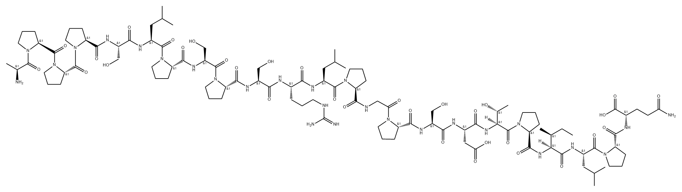 HCG-beta (123-145) Struktur