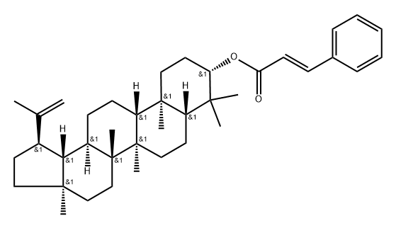 Lupeol trans-cinnamate Struktur