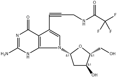 7-TFA-ap-7-Deaza-dG Struktur