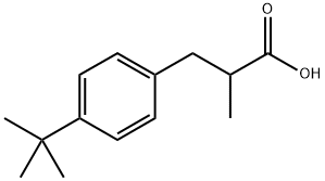 PARA-TERT-BUTYL-ALPHA-METHYLHYDROCINAMMICACID Struktur