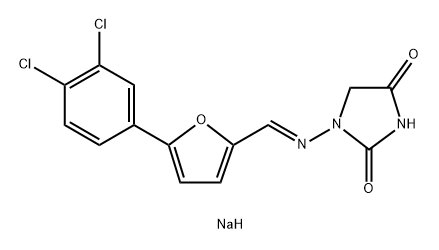 Clodanolene sodium Struktur