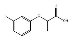 2-(3-iodophenoxy)propanoic acid Struktur