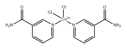 Dichlorobis(3-pyridylcarboxamid-N1)cobalt