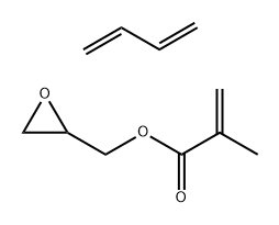 Carboxy-terminated polybutadiene,glycidyl methacrylate diester Struktur