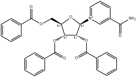 Pyridinium, 3-(aminocarbonyl)-1-(2,3,5-tri-O-benzoyl-β-D-ribofuranosyl)-