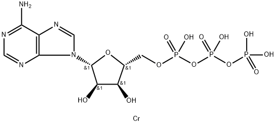 Adenosine 5'-(tetrahydrogen triphosphate), chromium(3+) salt (1:1) (9CI) Struktur