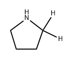 Pyrrolidine-2,2-d2 Struktur