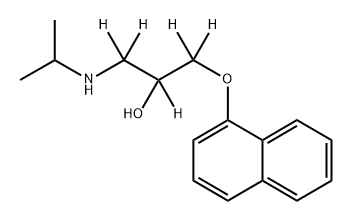 [2H5]-Propranolol Struktur