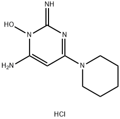 Minoxidil hydrochloride Struktur