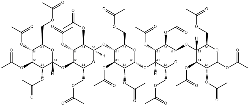 Maltopentose Peracetate Struktur