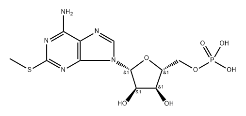 poly(2'-methylthioadenylic acid) Struktur