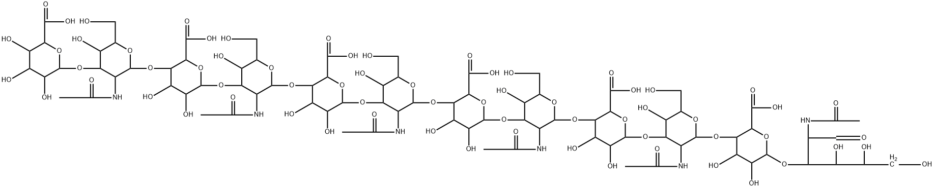 Hyaluronate Dodecasaccharide Struktur