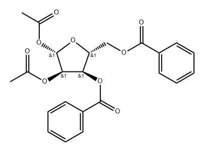 1,2-Di-O-acetyl-3,5-di-O-benzoyl-beta-D-ribofuranose min. 99% Struktur