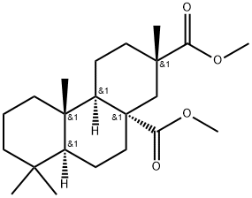 Methyl trans-4a,cis-4b,trans-8a,cis-10a-perhydro-trans-2,4b,8,8-tetram ethylphenanthrene-2,10a-dicarboxylate, [2S-(12aalpha-4b.beta,8aalpha,1 0balpha)]- Struktur